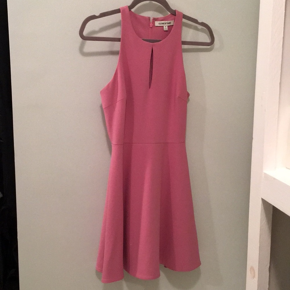 Elizabeth and James pink key hole dress